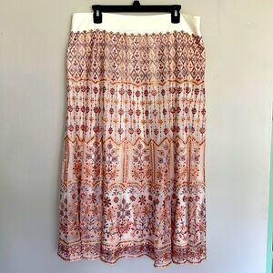 NWT Soft Surroundings Inez Maxi Skirt Size Petite XL
